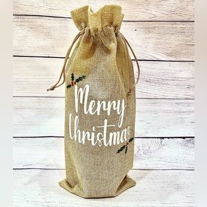 Christmas wine tote 🍷
